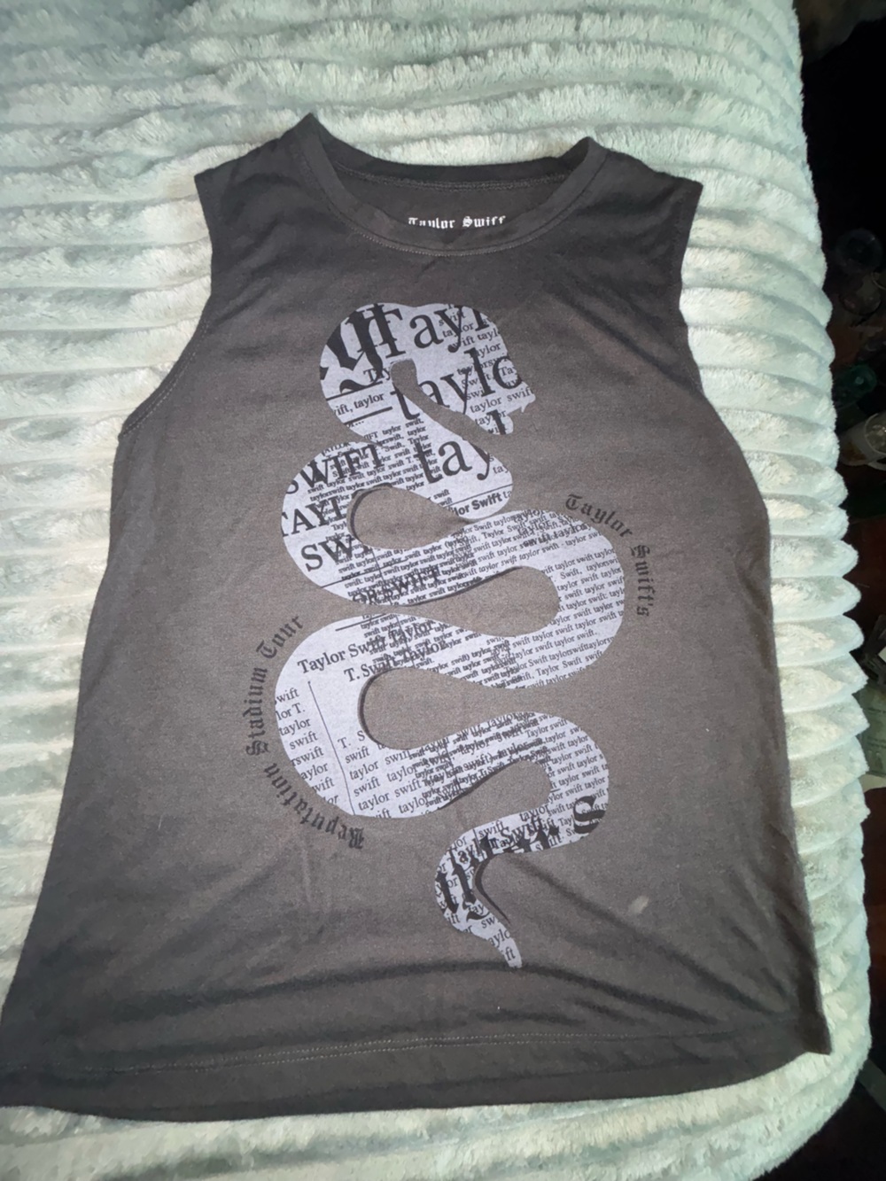 Taylor Swift Gray Reputation Tour Tank